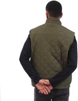 Gant Heren Gant Gewatteerd Windjack Vest in Groen