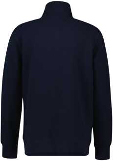 Gant Heren Gant Textured Half-Zip Sweatshirt in Blauw