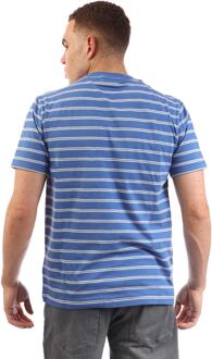 Gant Heren Heren Gestreept T-Shirt (Blauw) - M