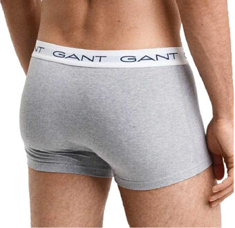 Gant Heren Kabeldoorvoer (Verpakking van 3) (Grijs) - XL