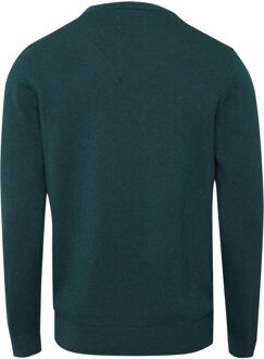 Gant Heren Lamswol Mix Crew Hals Sweatshirt (Groen) - 2XL