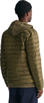 Gant Heren licht gewatteerd bomberjack (Groen) - maat L