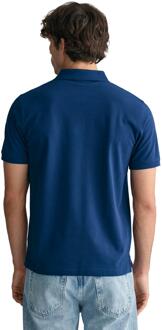 Gant | Heren piqué poloshirt - maat XL Blauw