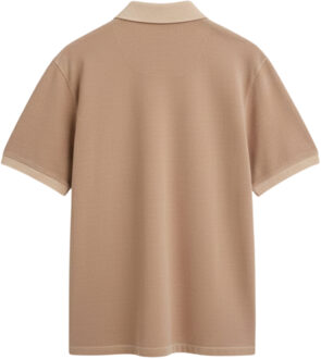 Gant Heren Piqué Sun Faded Poloshirt (Zand) - 3XL
