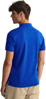 Gant | Heren Poloshirt Korte Mouwen Blauw
