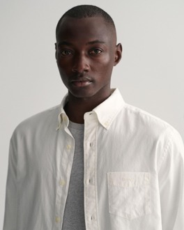 Gant Heren Regular Fit Lange Mouwen Archive Oxford Shirt Wit