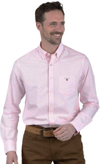 Gant Heren Regular Fit Overhemd | Het Oxford Overhemd Roze - L