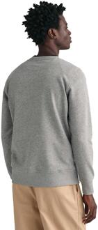 Gant heren Shield crew neck sweatshirt Grijs - L