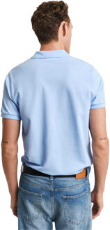 Gant Heren Shield Pique Poloshirt (Blauw)