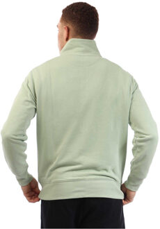 Gant Heren Shield Sweatshirt met halve rits (Groen)