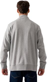 Gant heren Shield Sweatshirt met halve rits - maat L Grijs