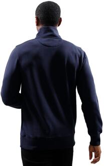Gant heren Shield Sweatshirt met halve rits Navy - 2XL