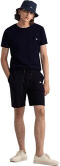 Gant | Heren T-shirt en korte broek Set - maat L Zwart