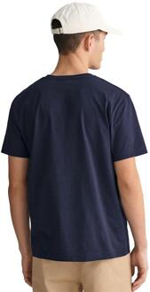 Gant | Heren T-shirt met ronde hals - maat 2XL Navy