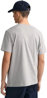 Gant | Heren T-shirt met ronde hals - maat Grijs