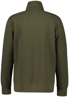 Gant Heren Textured Half Zip Sweatshirt (Groen) - maat XL