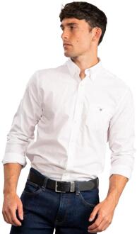 Gant Het Oxford-shirt - maat XL Wit