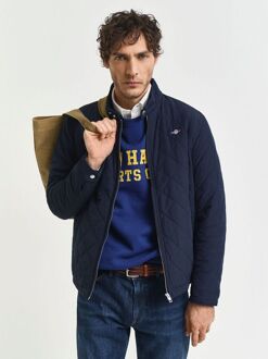 Gant Jas Gewatteerd Navy Donkerblauw - 3XL,L,M,XL,XXL