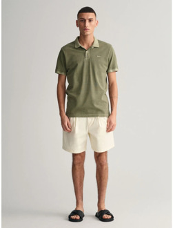 Gant Klassiek Heren Polo Shirt Gant , Green , Heren - L,M,S