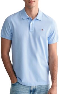 Gant Klassieke Blauwe Polo Shirt Gant , Blue , Heren - 2Xl,Xl,L,M,S,3Xl