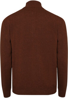 Gant Lamswollen Half Zip Fleece Heren (Bruin) - maat XL