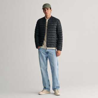 Gant Light gewatteerd bomberjack voor heren in zwart