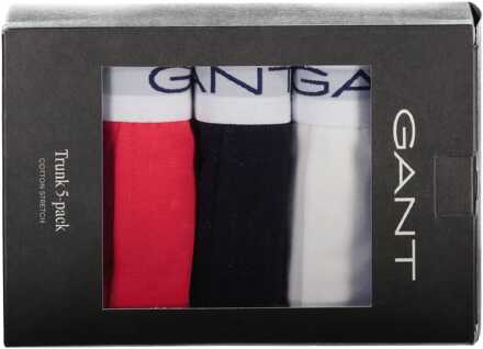 Gant Men's Gant 5 Pack Trunks in Blue Blauw