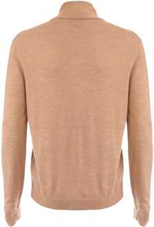 Gant Men's Gant Extrafine Merino Wool Zip Cardigan in Sand Zand - L