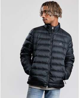 Gant Men's Gant Light Down Jacket in Black Zwart
