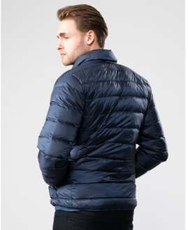 Gant Men's Gant Light Down Jacket in Blue Blauw