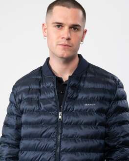 Gant Men's Gant Light Padded Bomber Jacket in Blue Navy