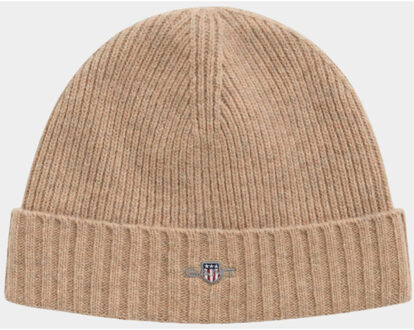 Gant Muts unisex. shield wool beanie 9910023/296 Beige - One size
