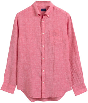 Gant overhemd 3012420 652 Gant , Pink , Heren - 2Xl,Xl,L