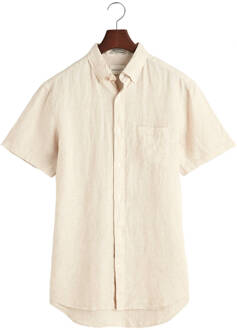 Gant Overhemd korte mouw 3240068 Beige - L
