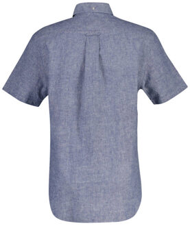Gant Overhemd korte mouw 3250083 Blauw - L