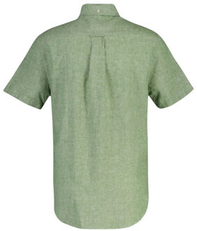 Gant Overhemd korte mouw 3250083 Groen - L