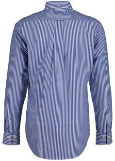 Gant Overhemd lange mouw 3000130 poplin st Blauw