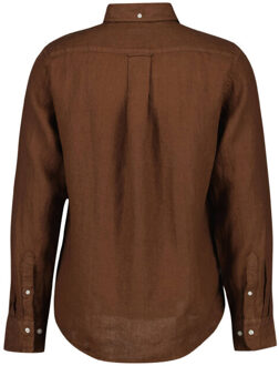 Gant Overhemd lange mouw 3240120 Bruin - XXL