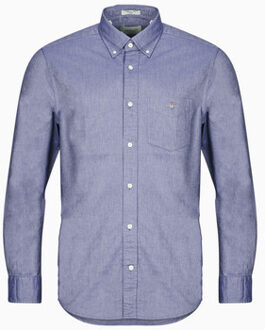 Gant Overhemd Lange Mouw Gant REG OXFORD SHIRT" Marine - S, M, L