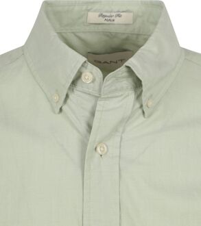 Gant Overhemd Short Sleeve Lichtgroen - L,M,XL,XXL
