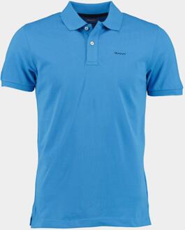 Gant Polo korte mouw md. ss pique rugger 2003179/471 Blauw