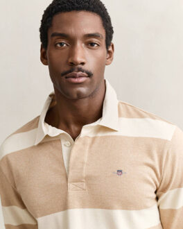 Gant Polo lange mouw 2065100 Beige - XL