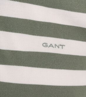 Gant Polo Strepen Groen - XXL