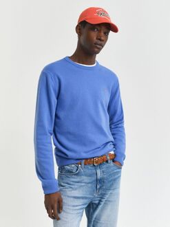 Gant Pullover Lamswol Mid Blauw - L,XL,XXL