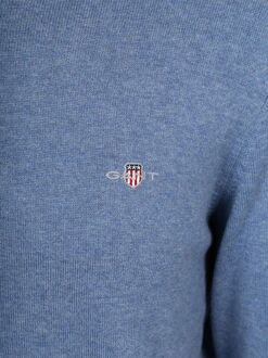 Gant Pullover Melange Blauw - L,M,XL,XXL