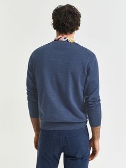 Gant Pullover Melange Blauw - L,M