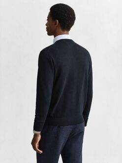 Gant Pullover Navy Donkerblauw - L,XL,XXL