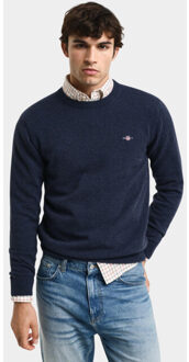 Gant Pullover superfine lambswool c-neck 87211/480 Blauw