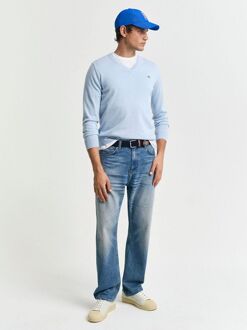 Gant Pullover V-Hals Lichtblauw