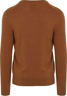 Gant Pullover V-Hals Woolblend Camel Bruin - 3XL,M,XXL